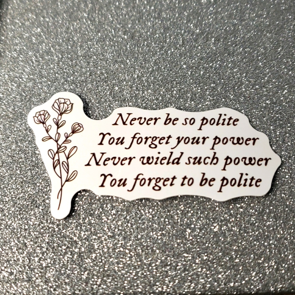 10/$10 Taylor Swift EVERMORE Waterproof Sticker